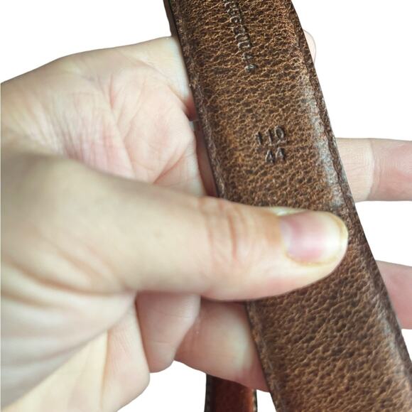Vintage Fossil leather Golf Theme belt 44” - Picture 6 of 7